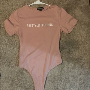 PrettyLittleThing Mauve Bodysuit